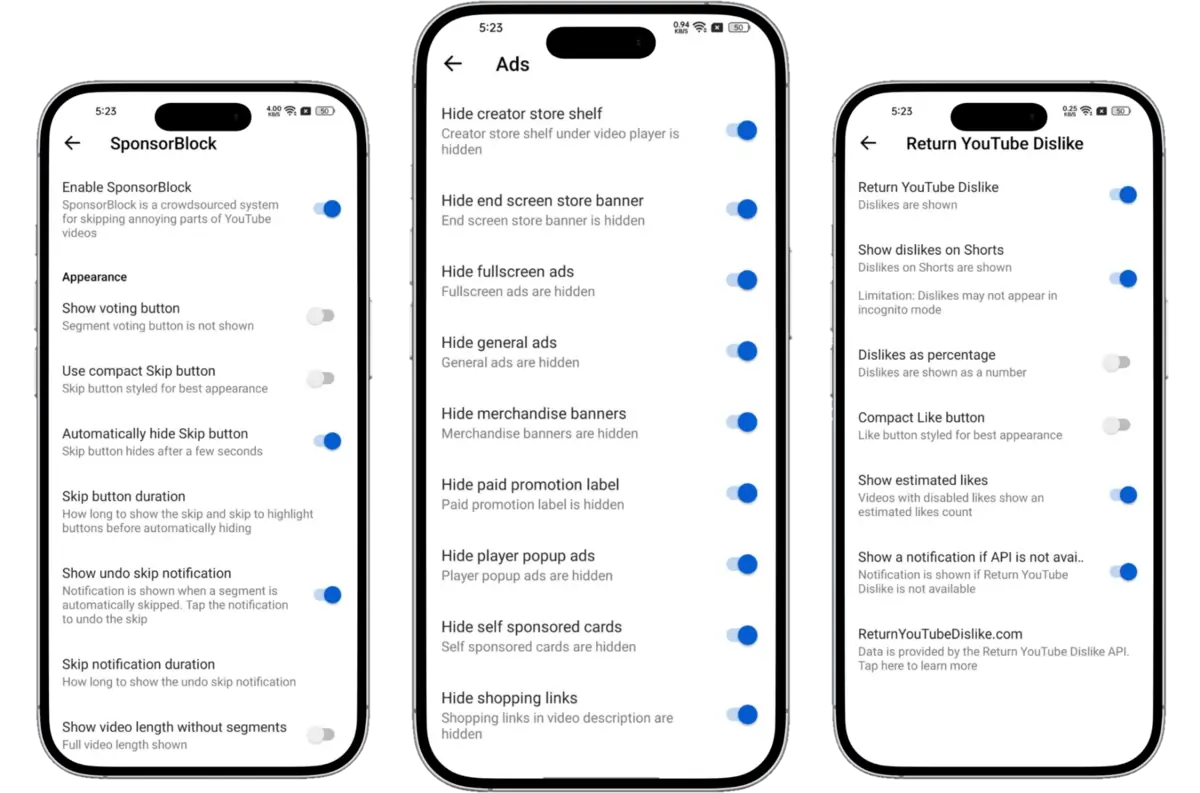 YouTube Morphe – Download Official Morphe YouTube App YouTube Morphe Settings